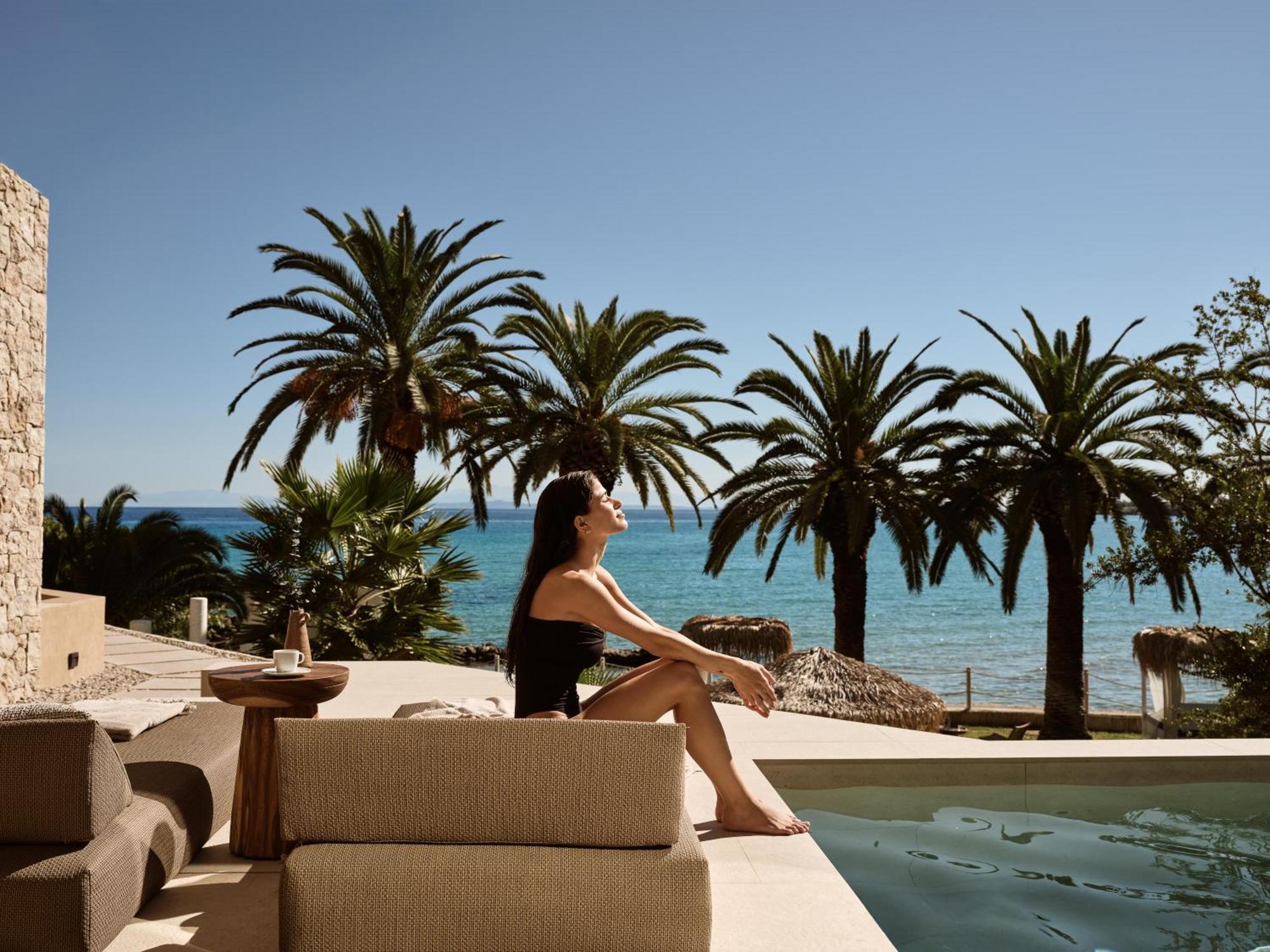 Calypso Villas Amoudi Esterno foto